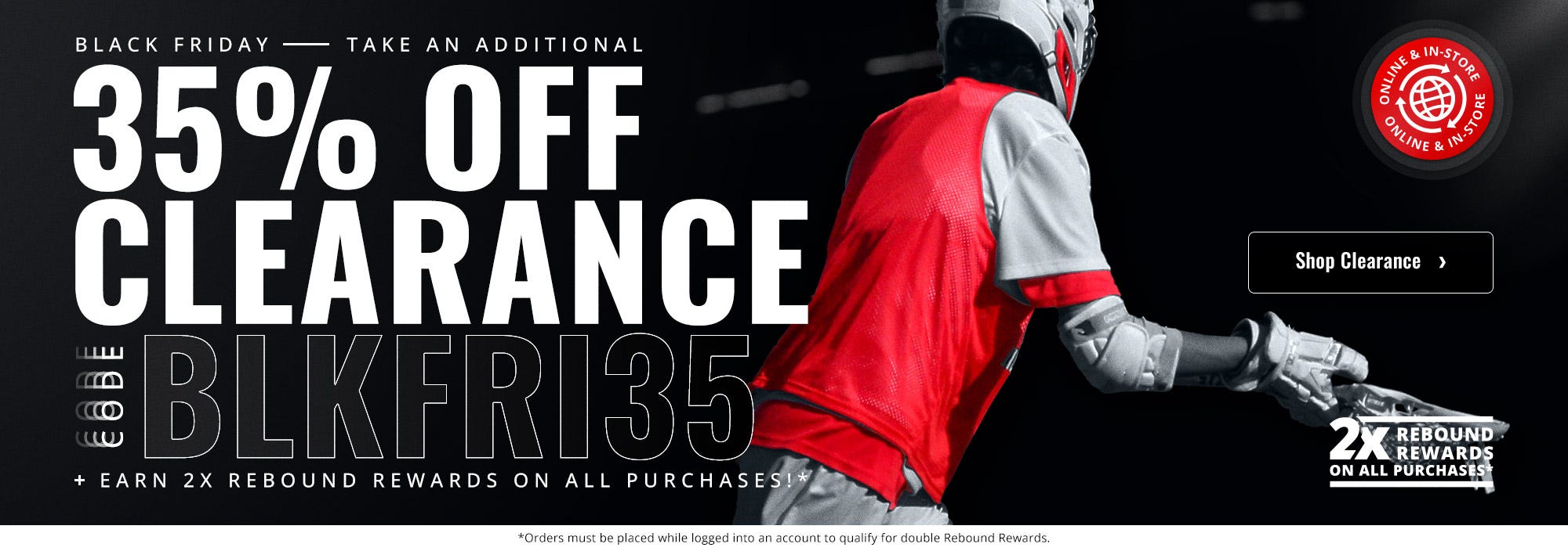 Black Friday Sale: 35% Off Clearance Items