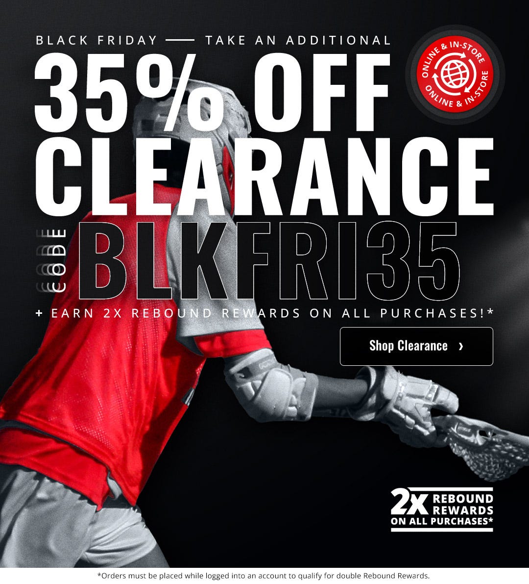 Black Friday Sale: 35% Off Clearance Items