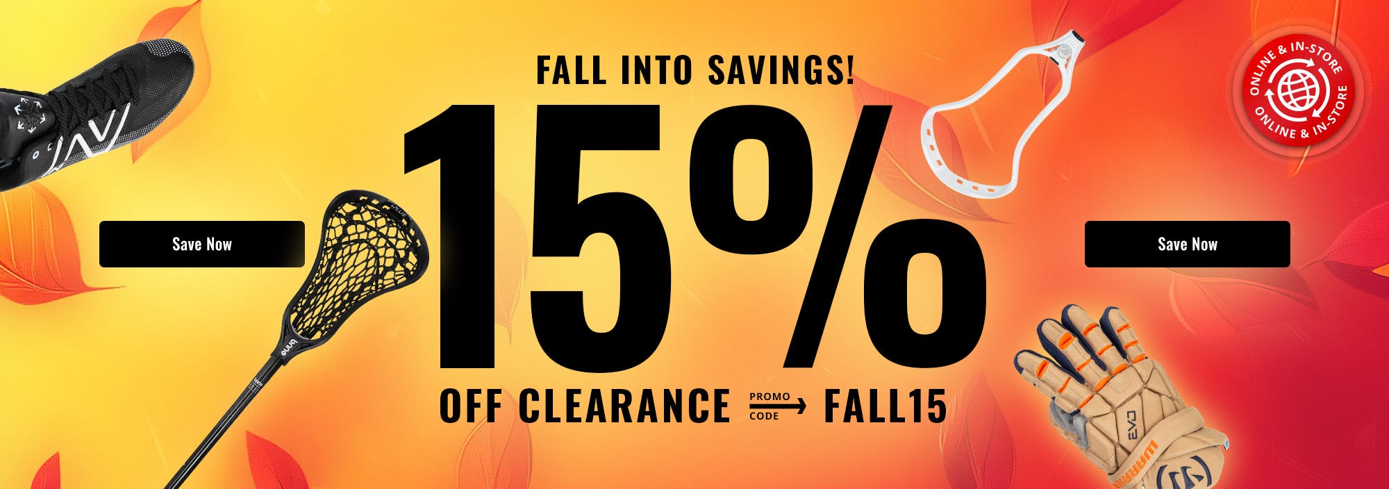 Fall Into Savings! 15% Off Clearance with Promo Code FALL15