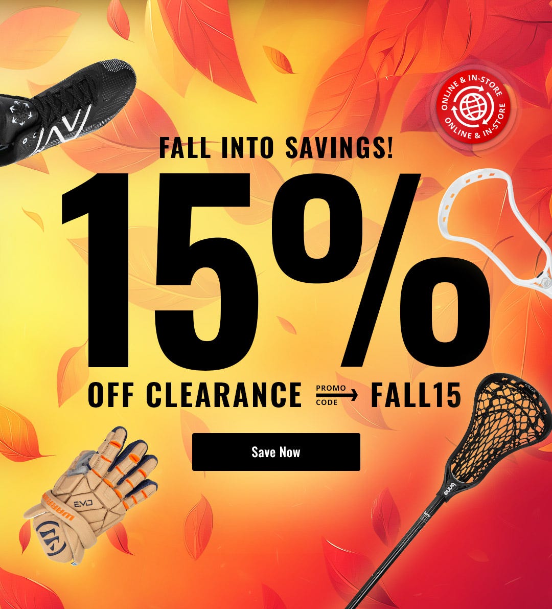 Fall Into Savings! 15% Off Clearance with Promo Code FALL15