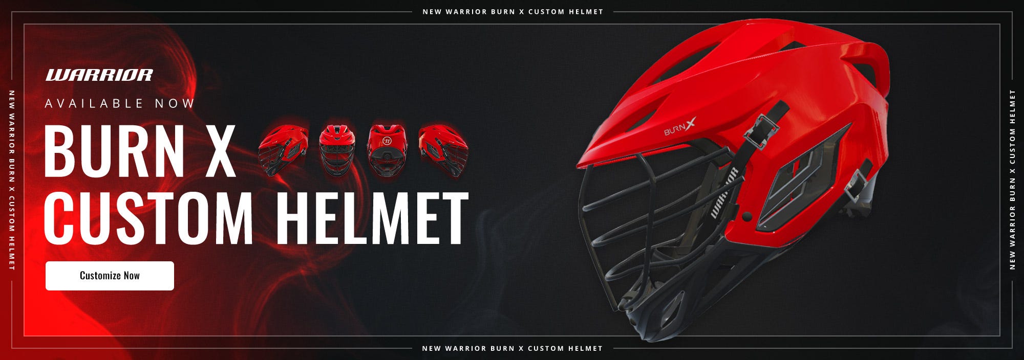 Warrior Burn X Custom Lacrosse Helmet