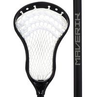 Maverik Critik Alloy Complete Lacrosse Stick in Black/White