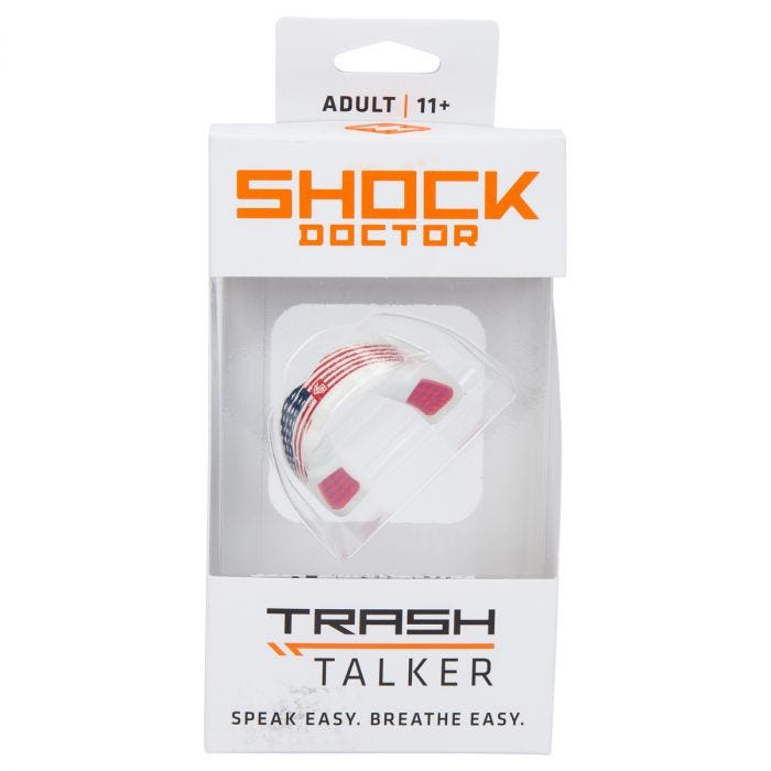 shock doctor trash talker fitting video