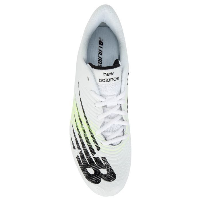 New Balance Rush V3 Low White Lacrosse Cleats