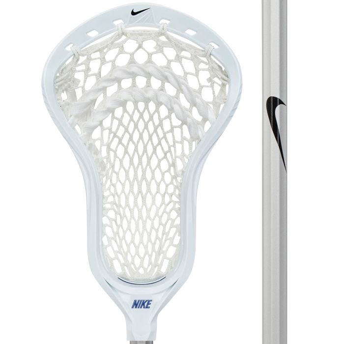 Nike Lakota 3 Attack Complete Lacrosse Stick Strung with Durable Performance Mesh 7075 Aluminum Alloy