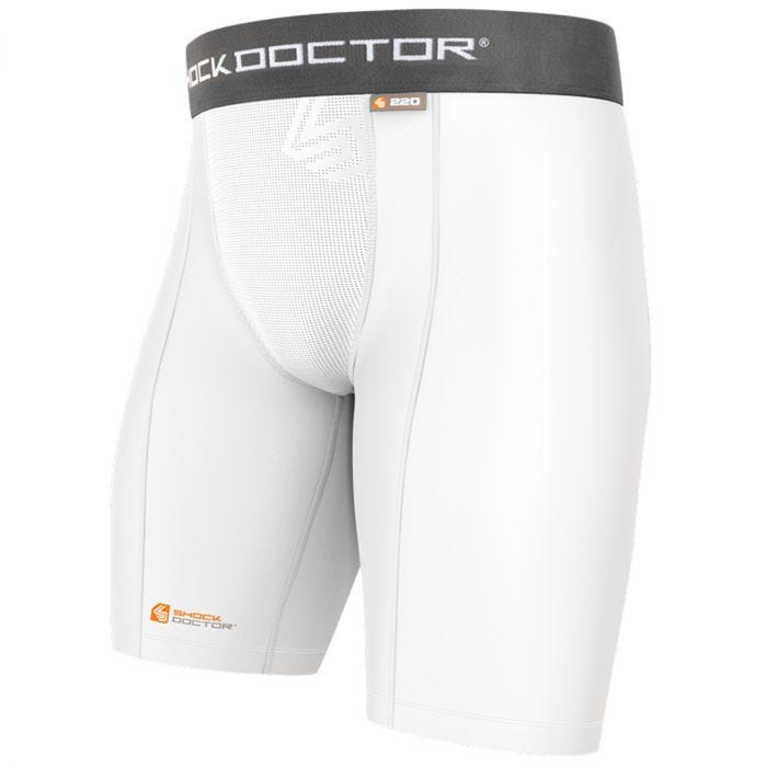 Shock Doctor Compression Shorts With Protective Cups Adult M