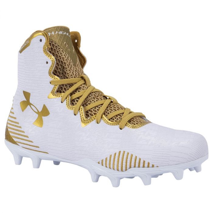 white gold cleats