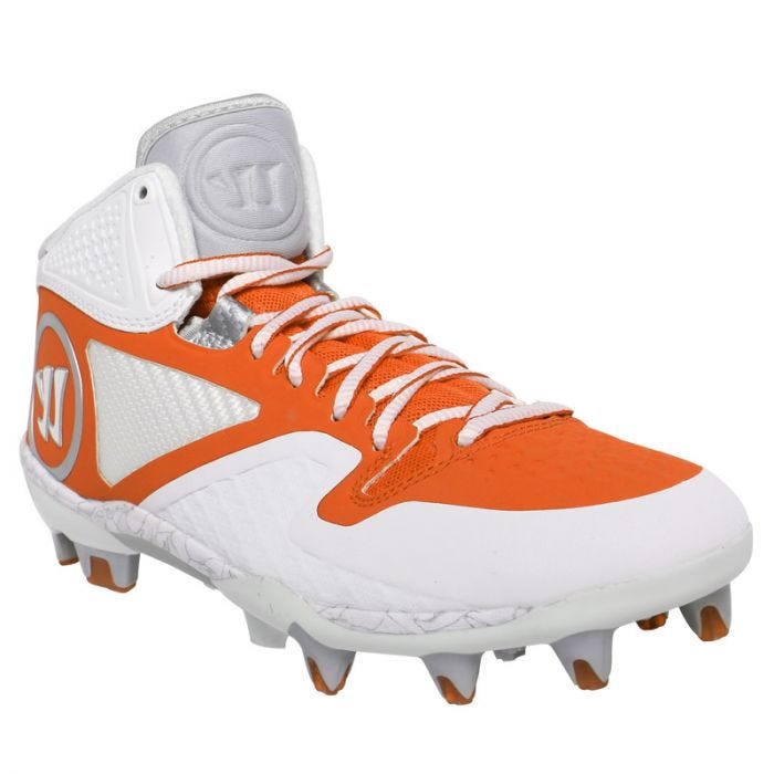 orange lacrosse cleats