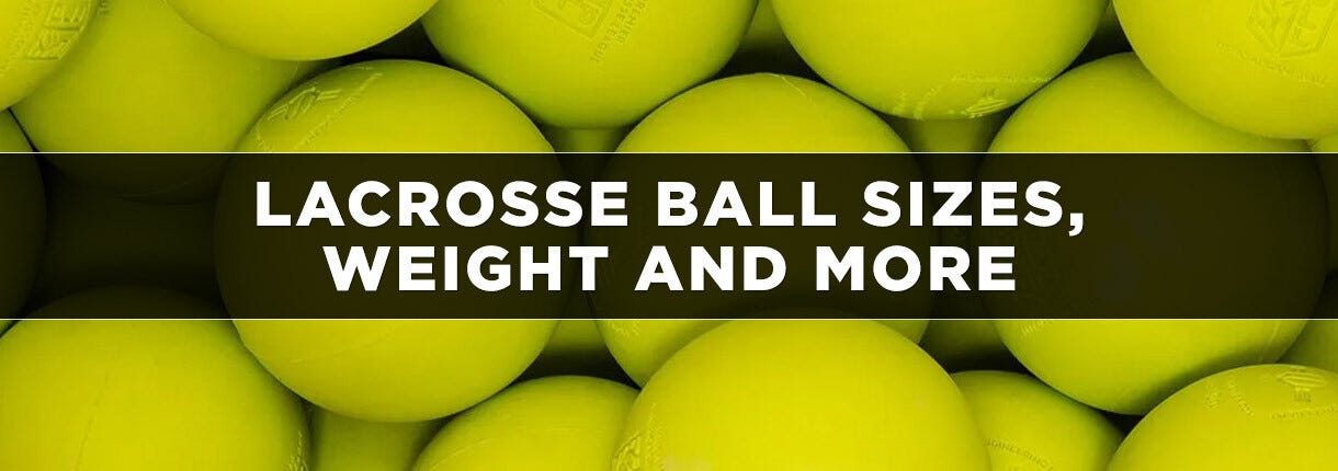 Lacrosse Ball Weight, Size, Diameter, and More