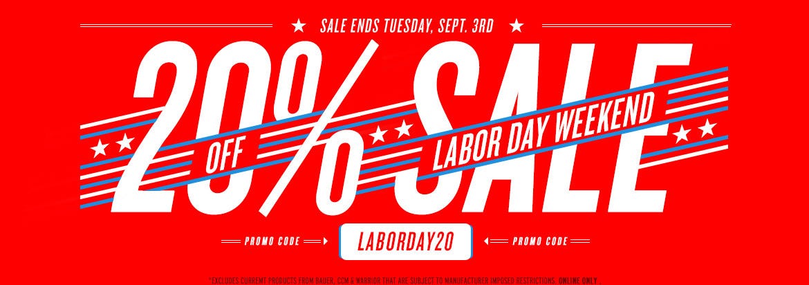 Labor Day Weekend Sale