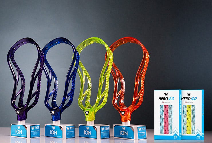 ECD Lacrosse Ion Color Pack & LE Hero 4 Mesh